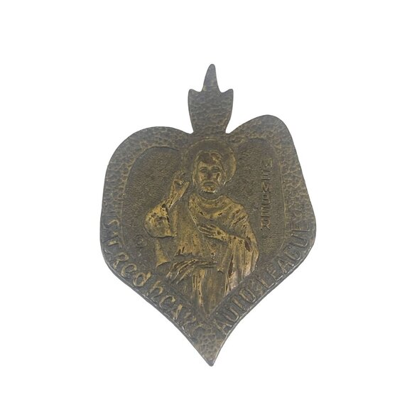 Sacred Heart Auto League Medal Vintage - Picture 2 of 8